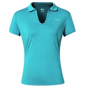 NWT ~ WILLIT Blue Quick Dry UPF 50 Sun Protection Activewear Top ~ Women's SMALL